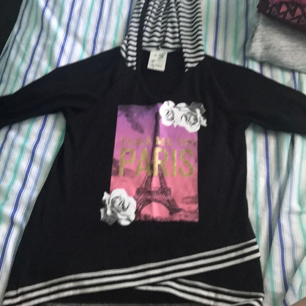I am selling a hooded shirt.
